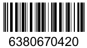Beispiel einer Kartennummer im Code 2 of 5