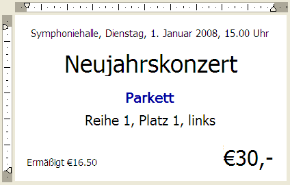 Ticket-Design: TicketCreator bietet viele Möglichkeiten, um Eintrittskarten zu gestalten